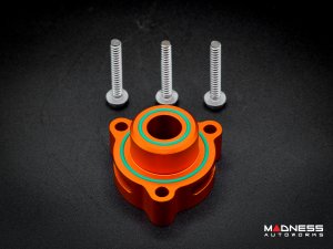 Ford Bronco Blow Off Adapter Plate - 2.3L Turbo - SILA Concepts - Orange